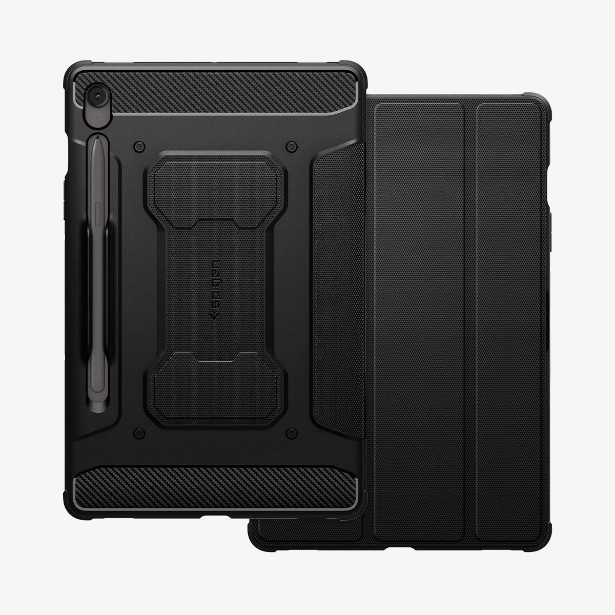 Galaxy Tab S10 FE Case - Rugged Armor Pro - Matte Black