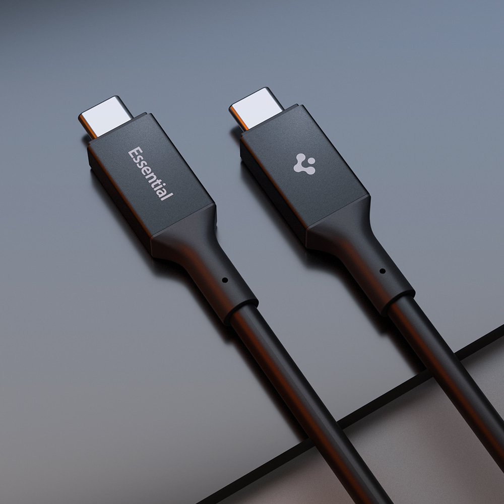 Essential USB C To USB C 100w Cable Black Eb10020cc