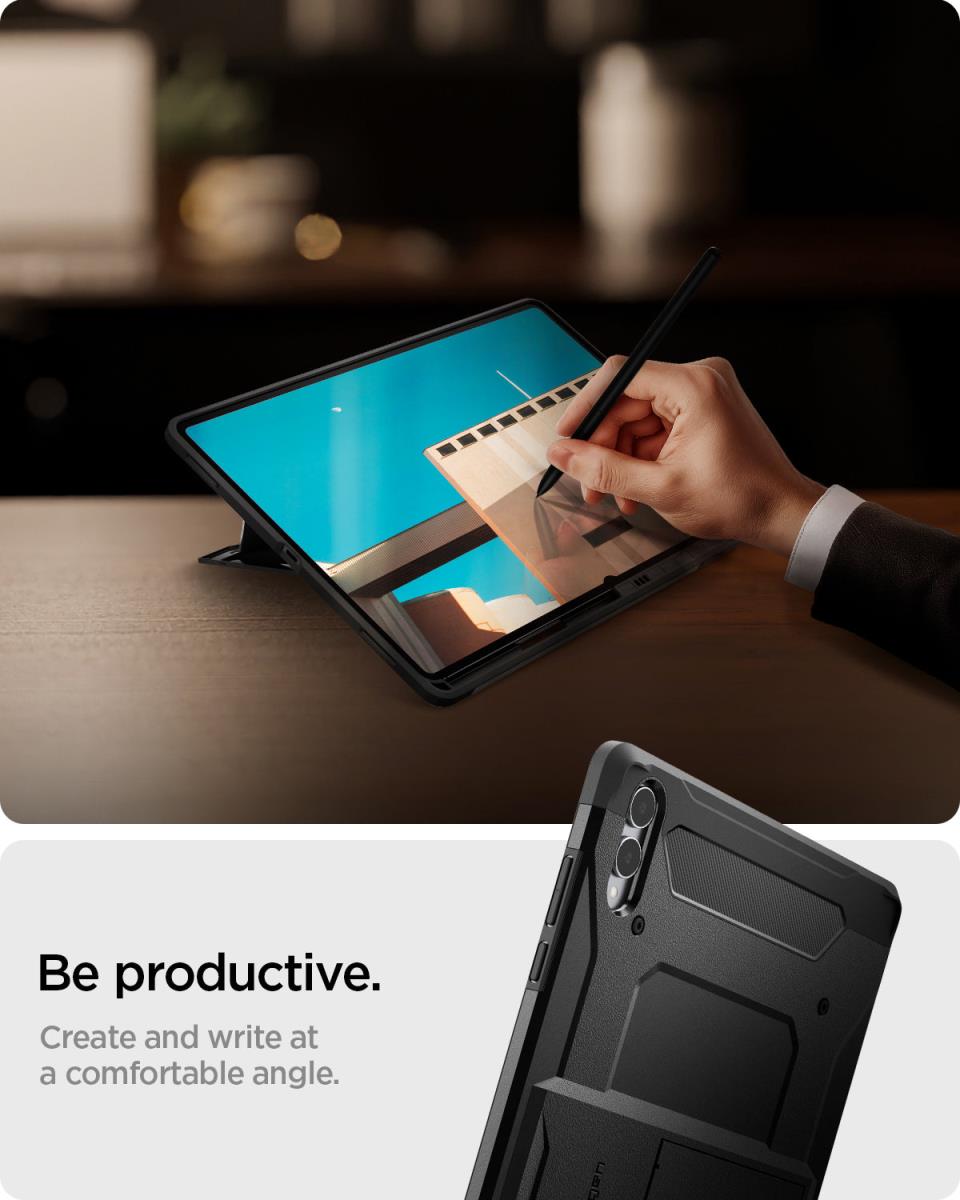 Galaxy Tab S11 Ultra Case (2025) Tough Armor Pro Black
