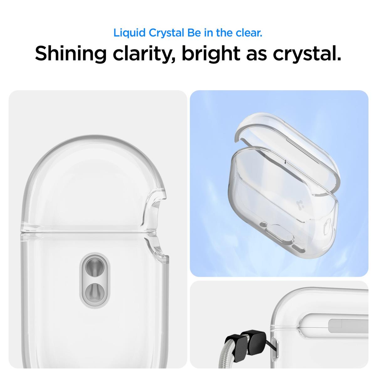 AirPods Pro (3nd Gen) Case Liquid Crystal Crystal Clear