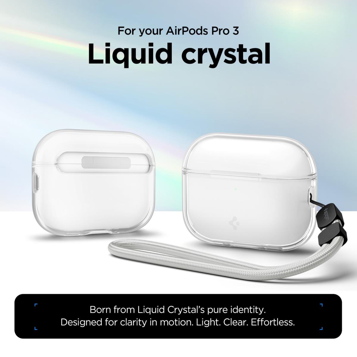 AirPods Pro (3nd Gen) Case Liquid Crystal Crystal Clear