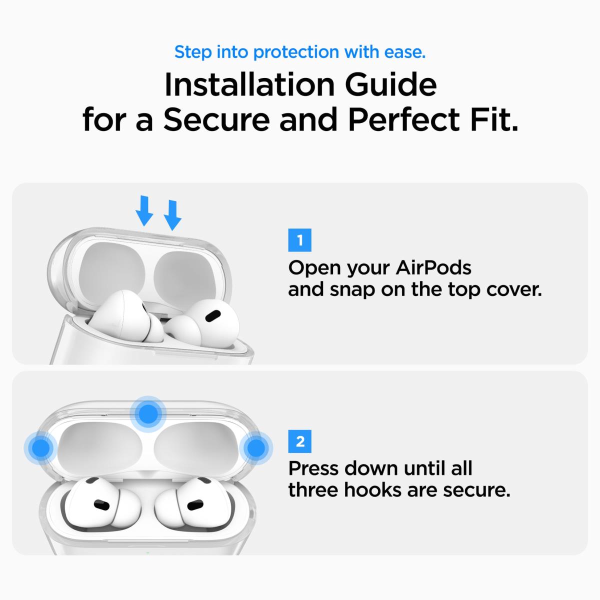 AirPods Pro (3nd Gen) Case Liquid Crystal Crystal Clear