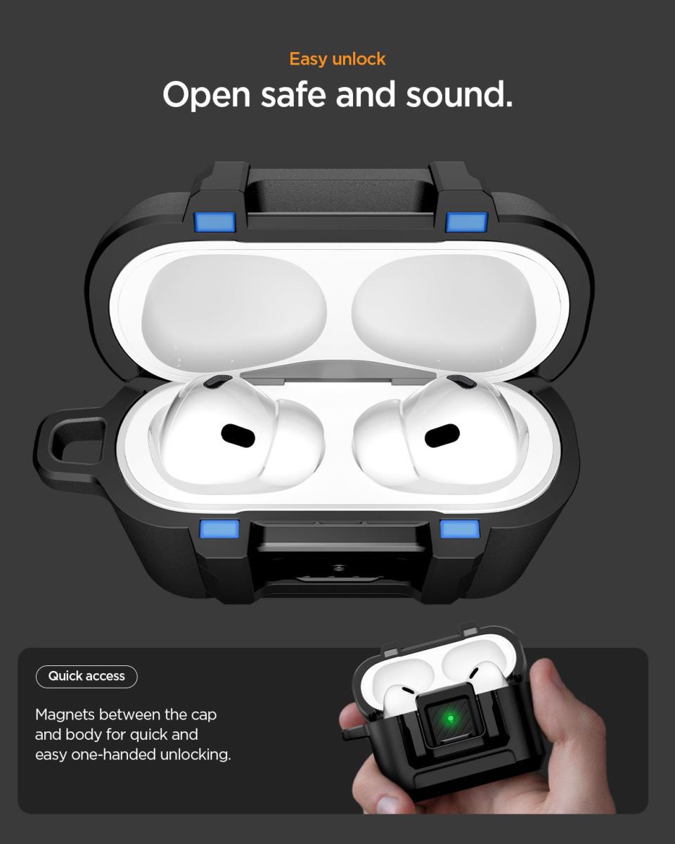 AirPods Pro (3nd Gen) Case Lock Fit Matte Black