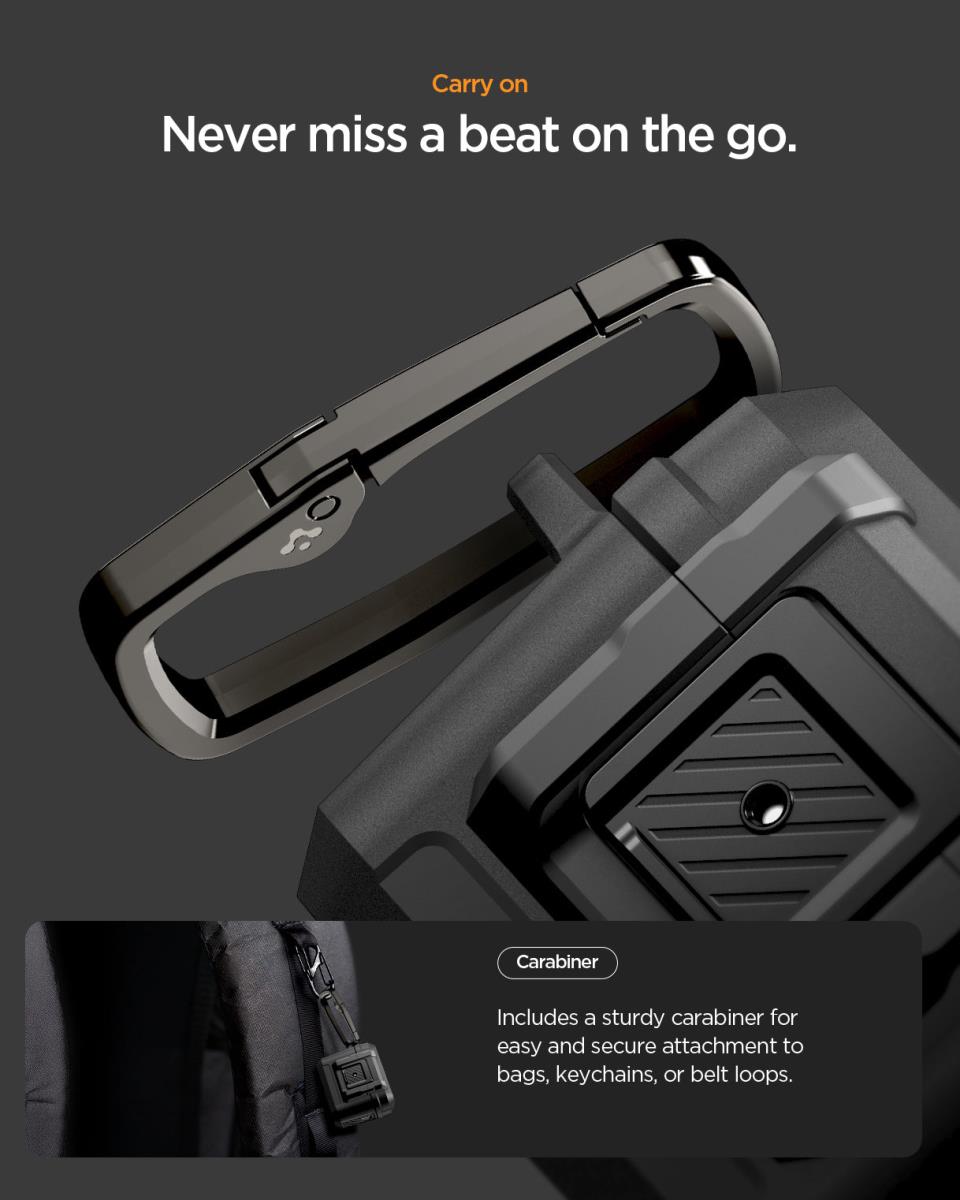 AirPods Pro (3nd Gen) Case Lock Fit Matte Black