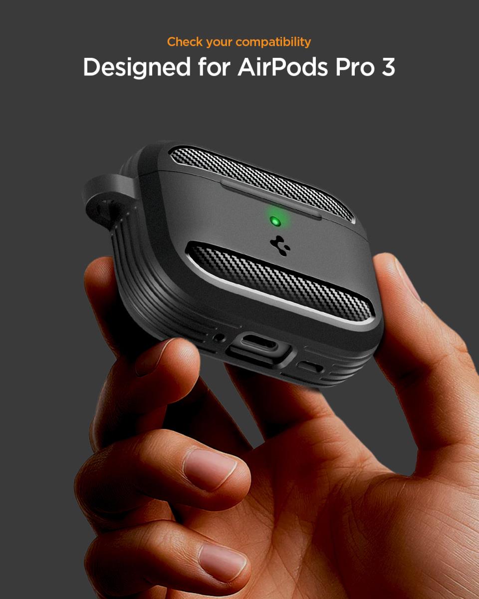 AirPods Pro (3nd Gen) Case Rugged Armor Matte Black