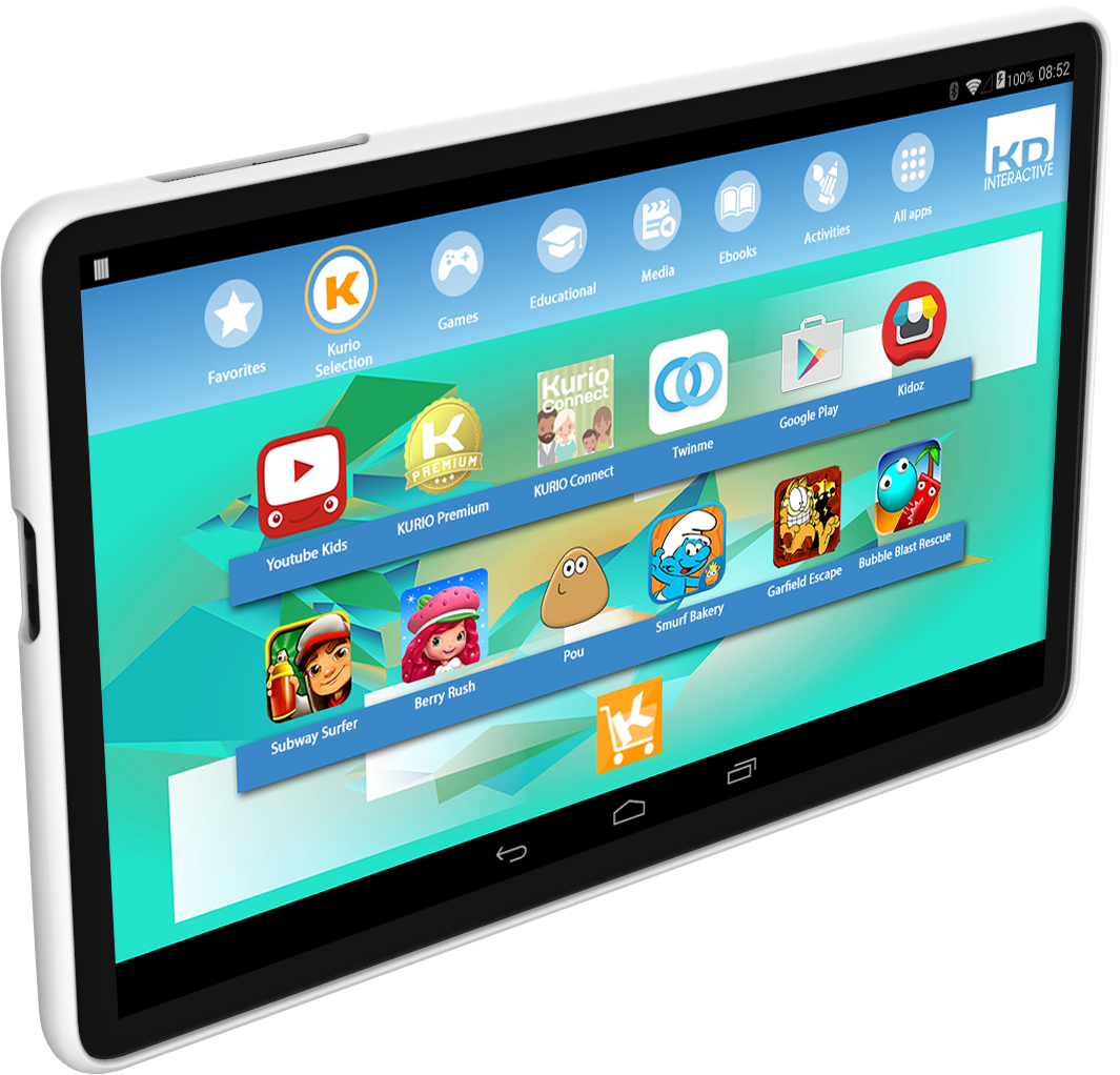 Kurio Tab Xl - 10in - 1GB Ram - 8GB SSD - Android 4.2.2 - Black