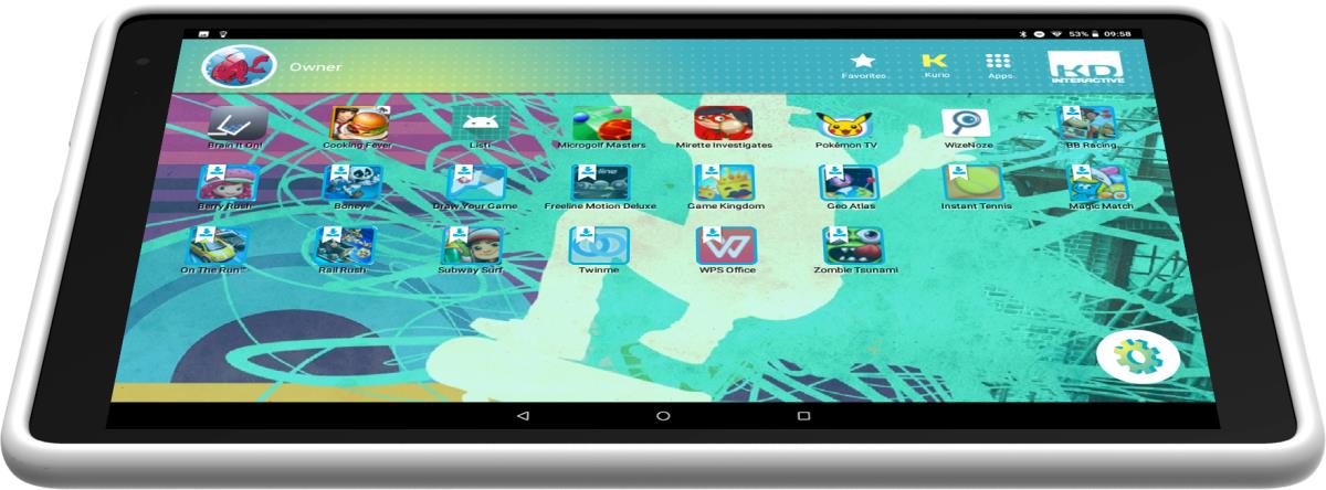 Kurio Tab Xl - 10in - 1GB Ram - 8GB SSD - Android 4.2.2 - Black