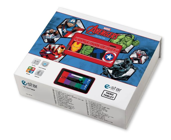 Hero Tablet Avengers - 7in - Quad Core - 16GB - 2GB - 0.3mpixel 2400mah - Android 9