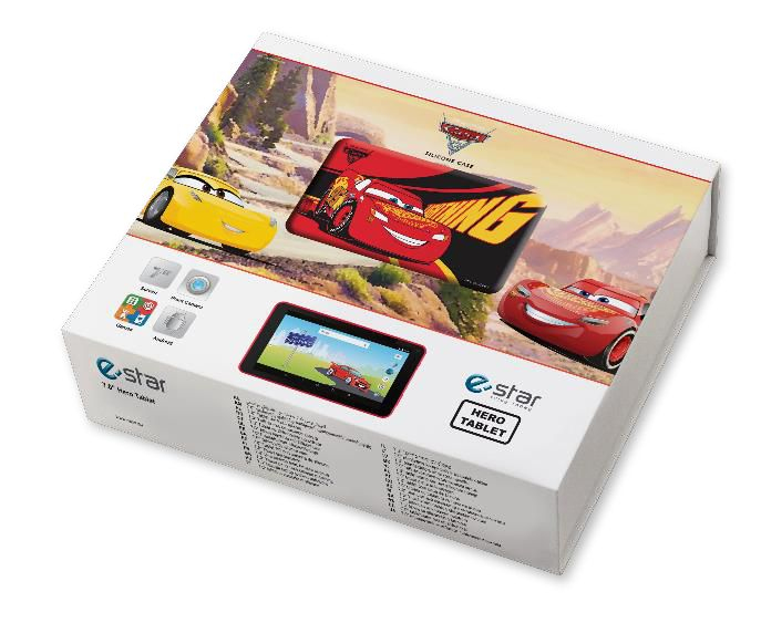 Hero Tablet Cars - 7in - Quad Core - 16GB - 2GB - 0.3mpixel 2400mah - Android 9