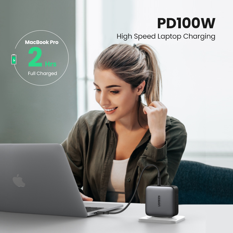 70774 USB-A + 3xUSB-C 100W GaN Tech Snel Oplader