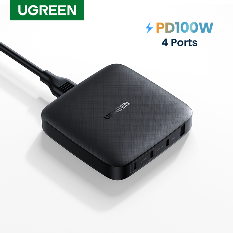 Desktop Charger USB-a+3xUSB-c 100w Eu Black