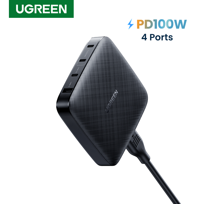 Desktop Charger USB-a+3xUSB-c 100w Eu Black