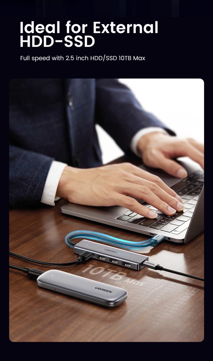 Type-c 4-port USB 3.0 Hub