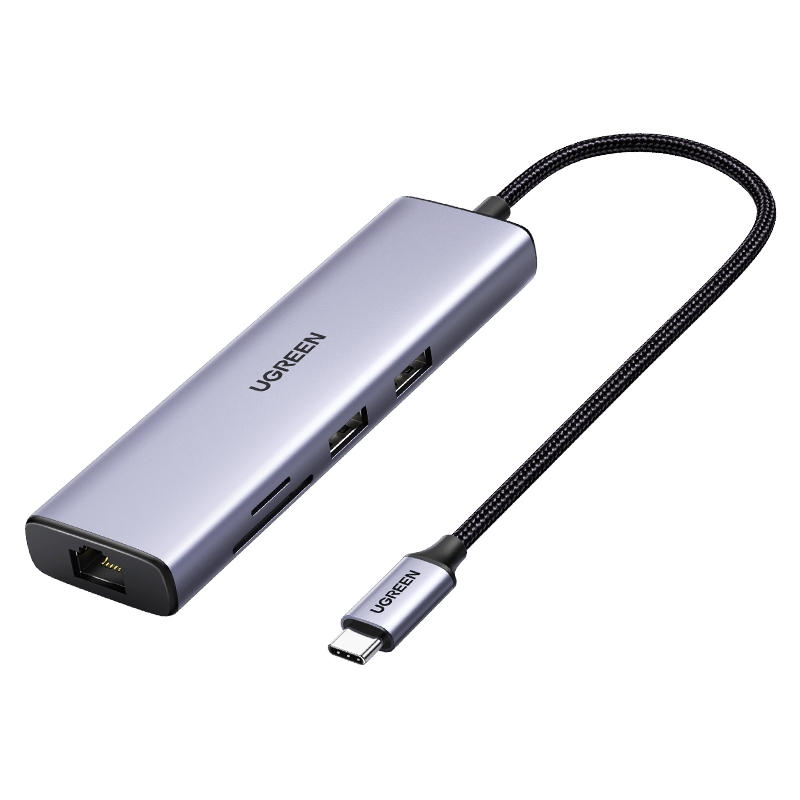 7-in-1 4K HDMI USB C Hub