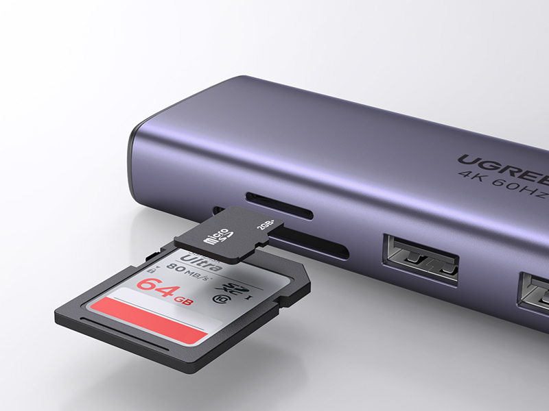 7-in-1 4K HDMI USB C Hub