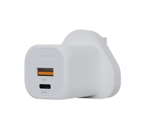 Wall Charger Ultra Essential Xec035cg Gan 35w + USB-c Cable White
