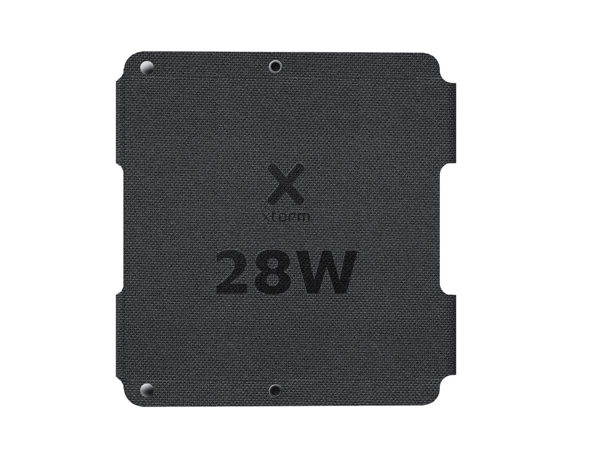 Foldable Solar Panel 28w Black
