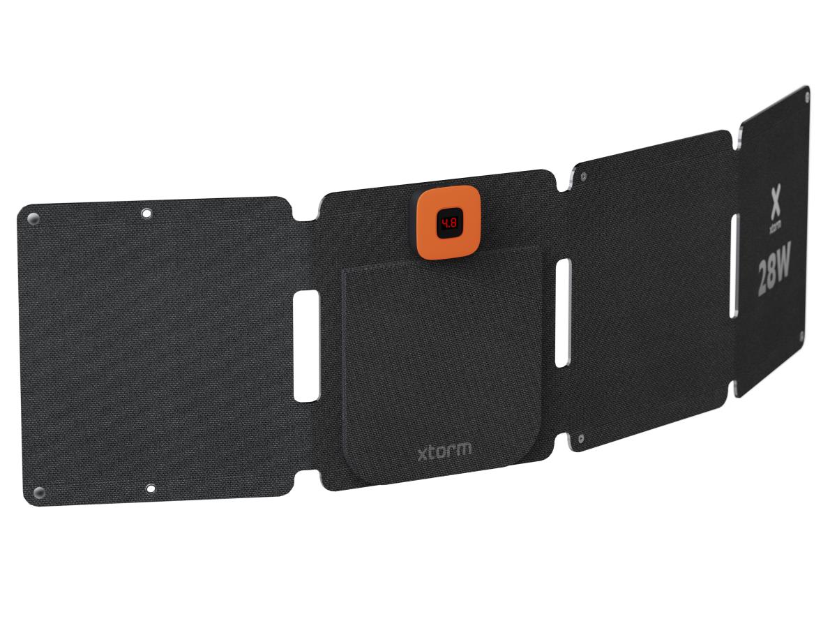 Foldable Solar Panel 28w Black