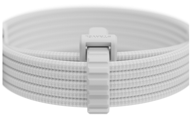 Travel Cable - USB-c - Lightning - 3m - White