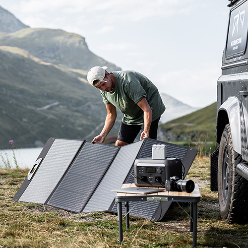 Foldable Solar Panel 200w White
