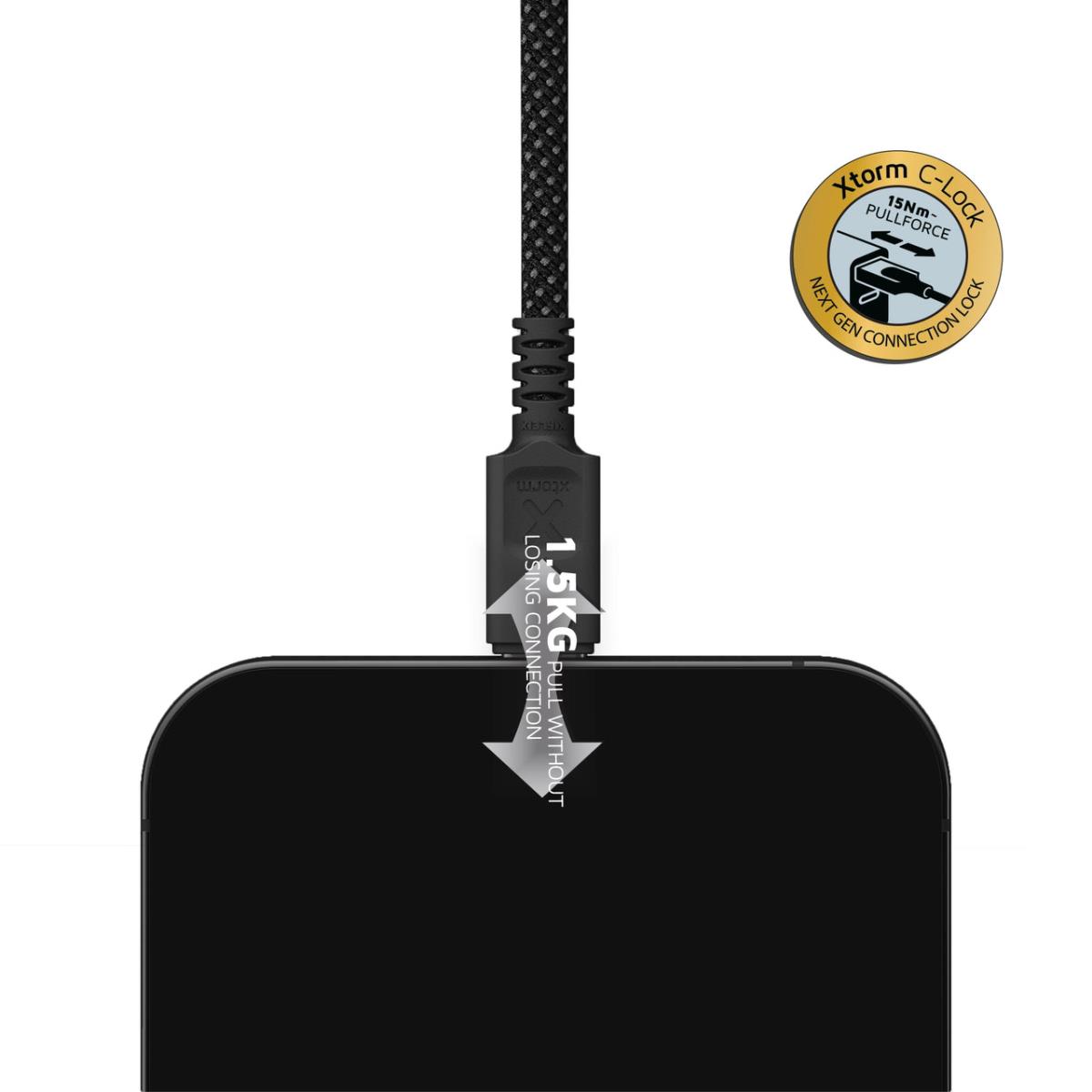 Travel Pro Cable Magnetic -  USB-c - 1m - Black With Power Delivery 100w