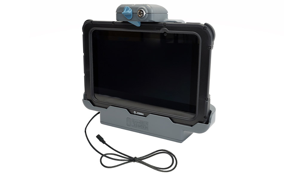 Zebra ET51/56 8in SLIM Dual USB Docking Station with MP205 Connection