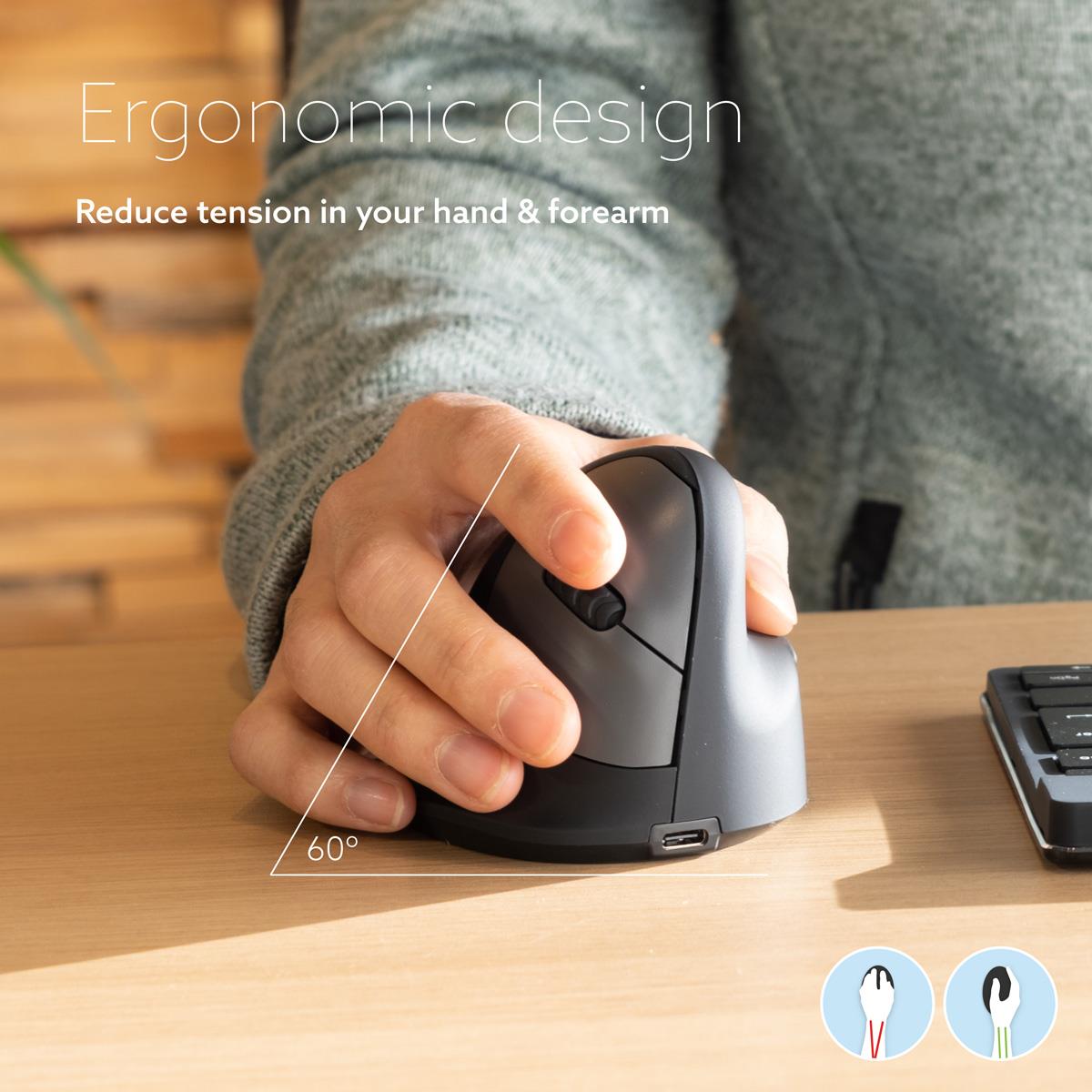 He Ergonomic Mouse M Right Wireless