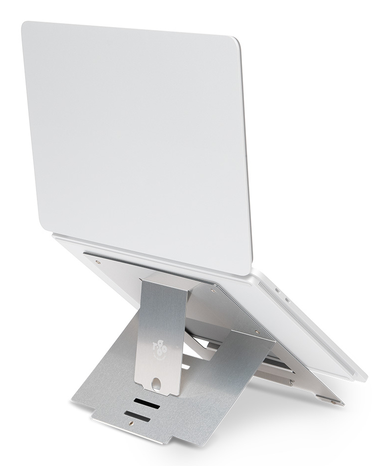 Riser Laptop Stand Flexible/ Adjustable Silver