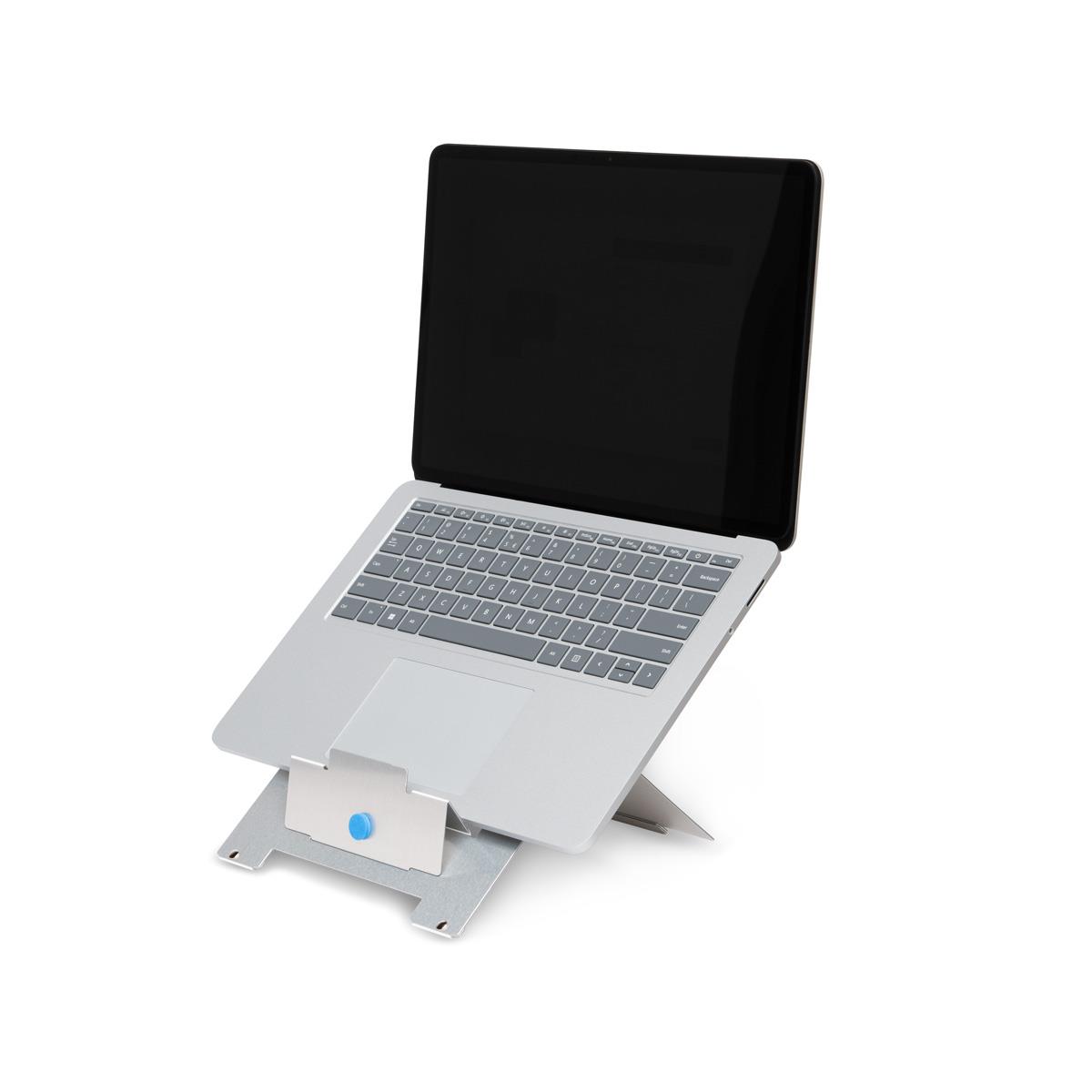 Riser Laptop Stand Flexible/ Adjustable Silver