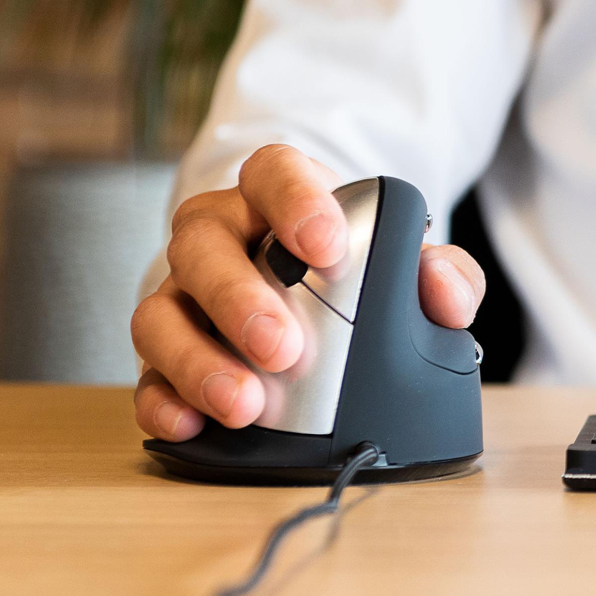 He Mouse Break Ergonomic Mouse Anti-rsi Software L Right Wired
