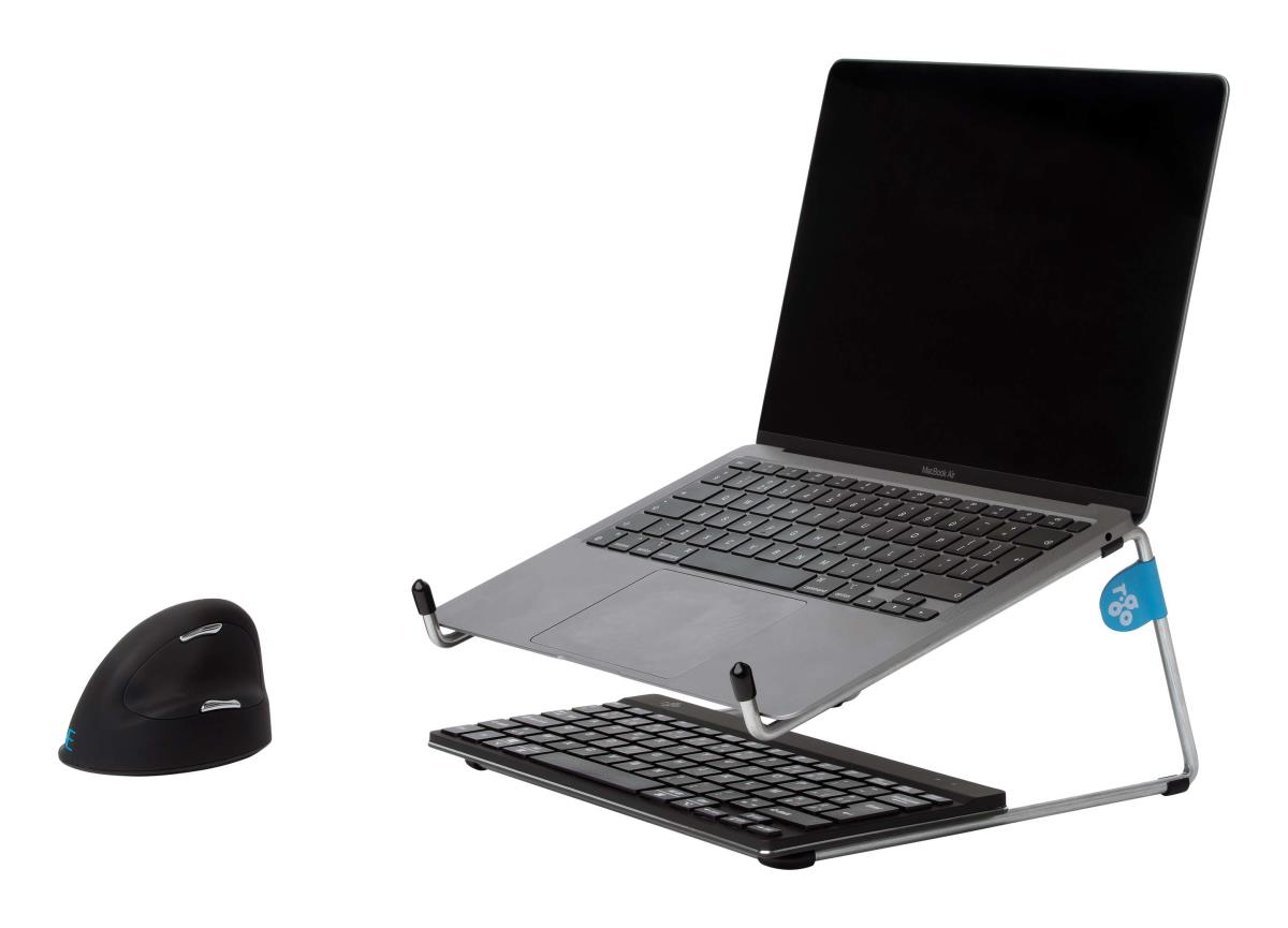 Steel Office Laptop Stand Silver