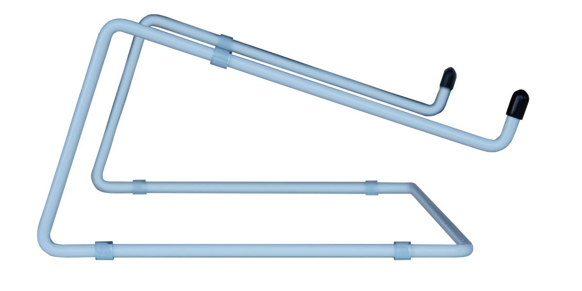 Steel Office Laptop Stand White