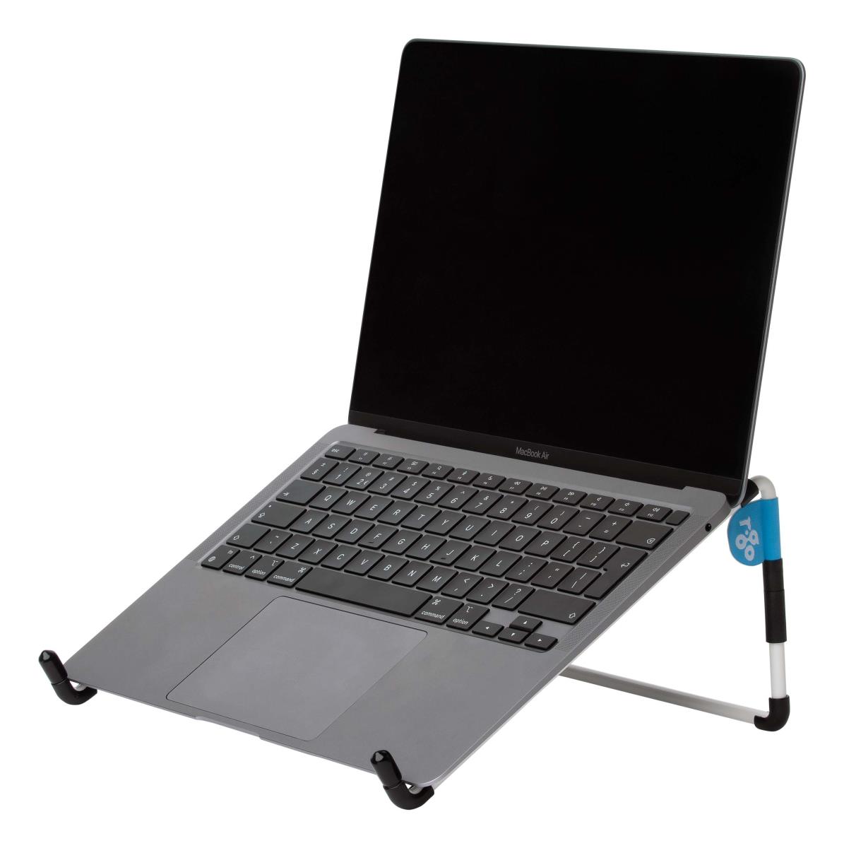 Steel Travel Laptop Stand White