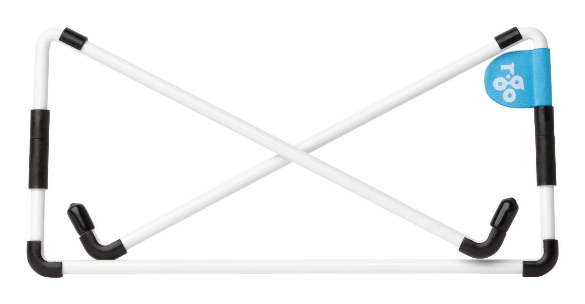 Steel Travel Laptop Stand White