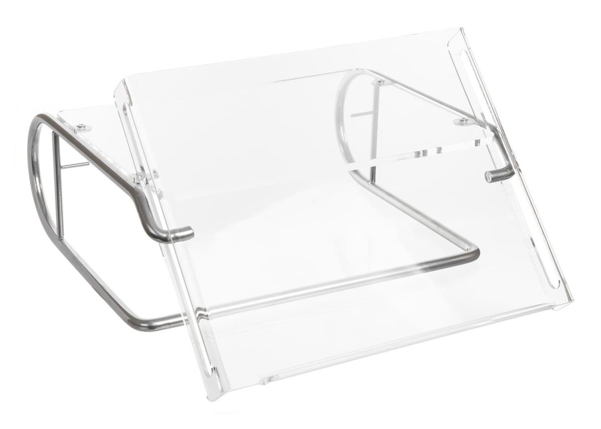 Steel Document Monitor Stand Document Holder Silver
