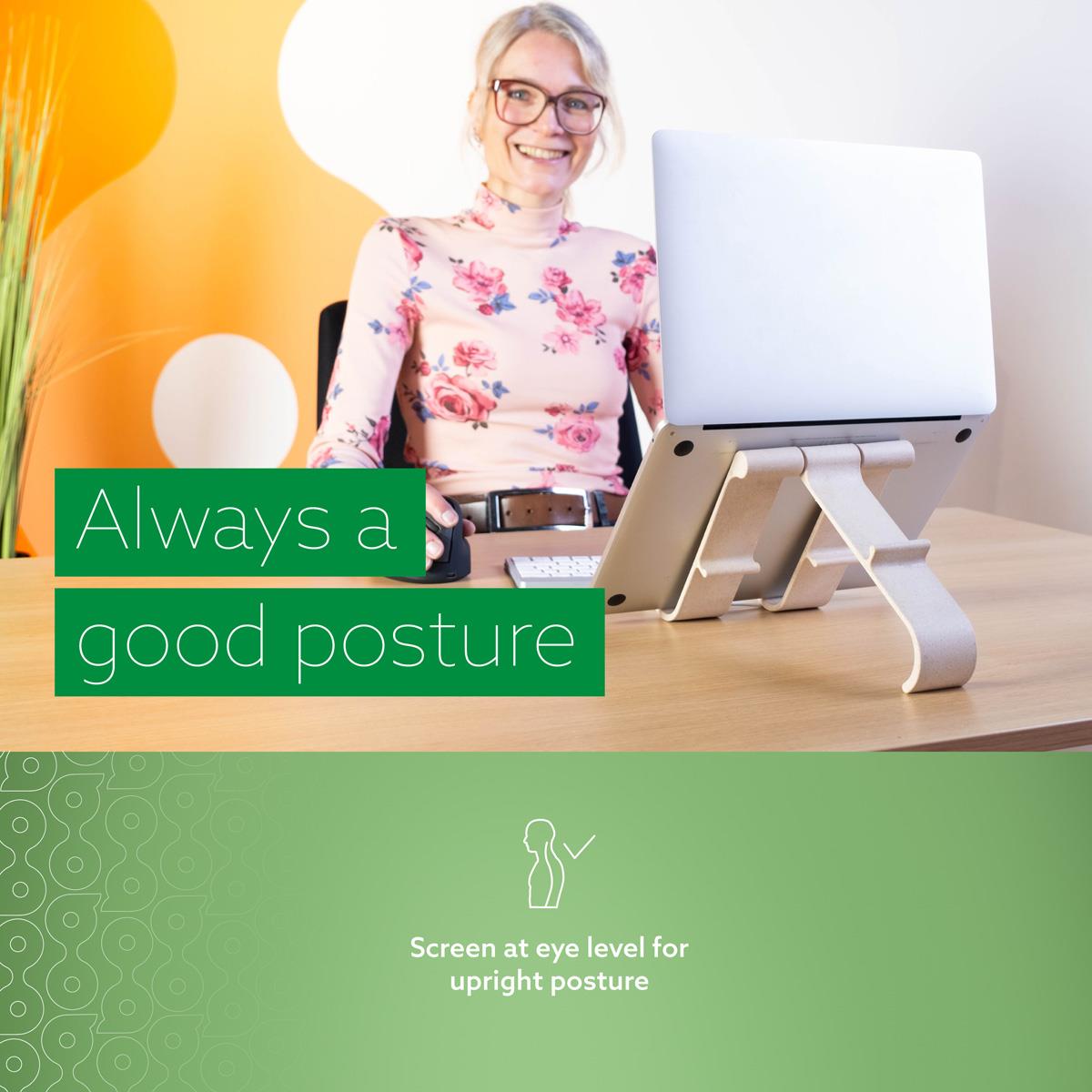 Treepod Bio-based Multi Stand Ajustable White