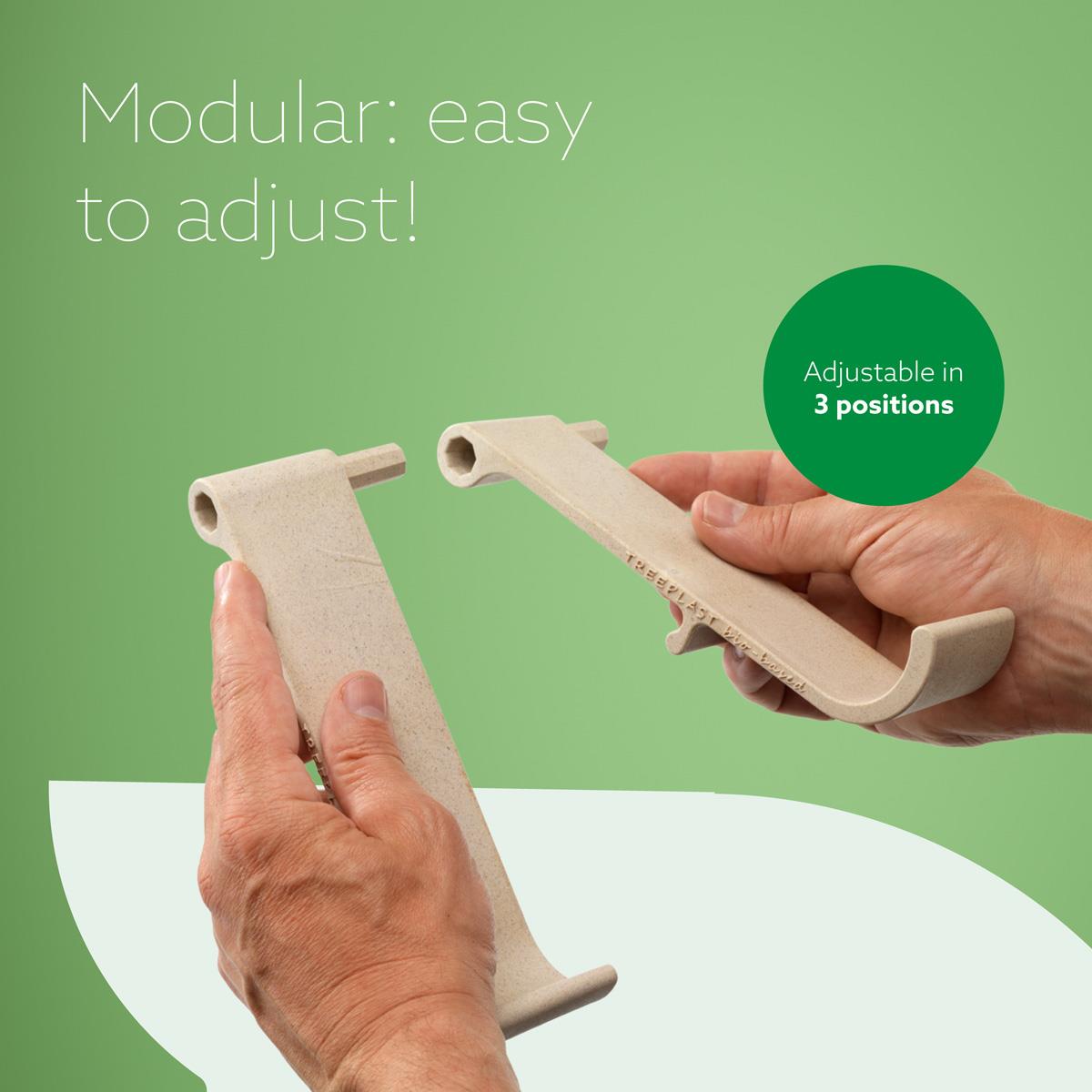 Treepod Bio-based Multi Stand Ajustable White