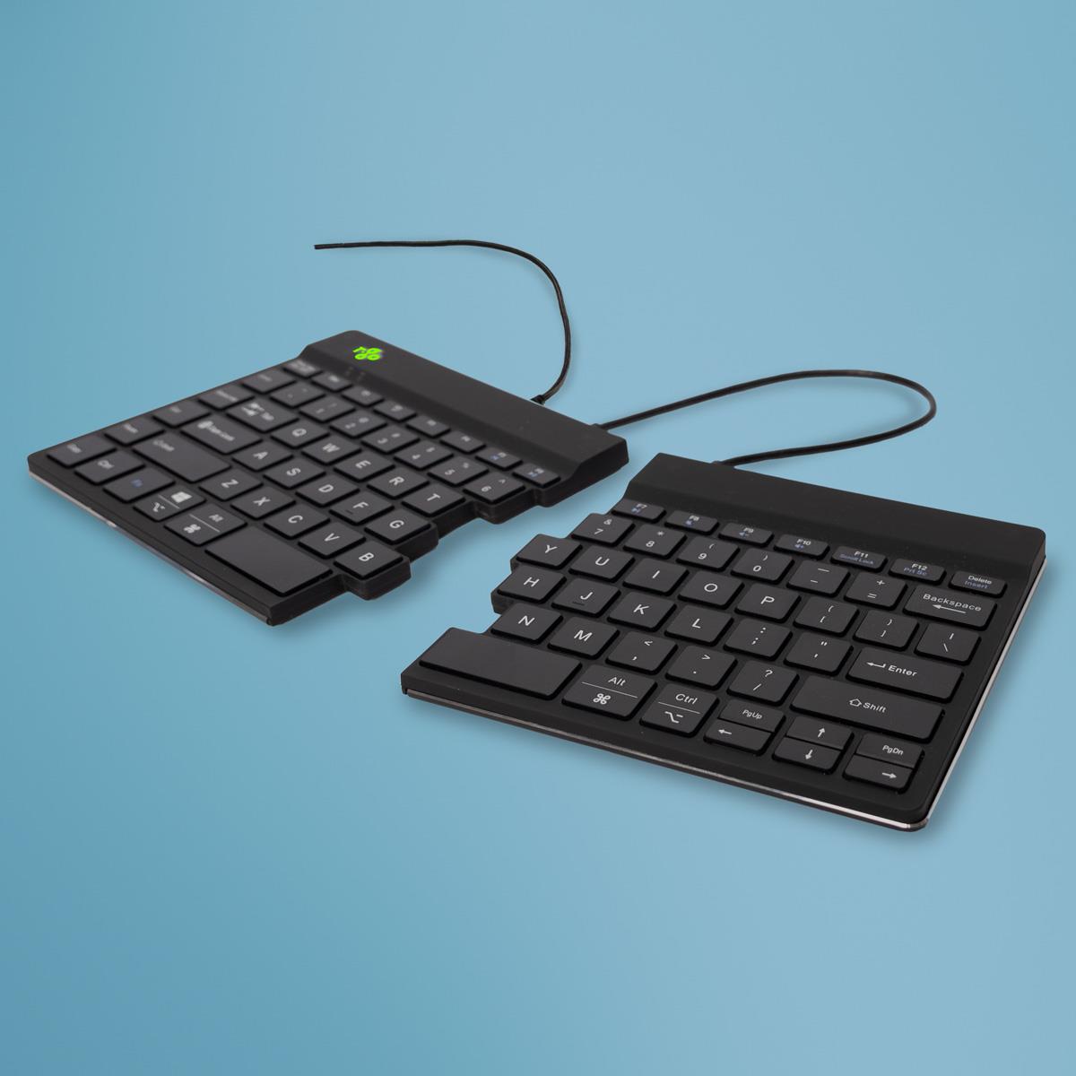 Split Ergonomic - Black - Qwerty Us