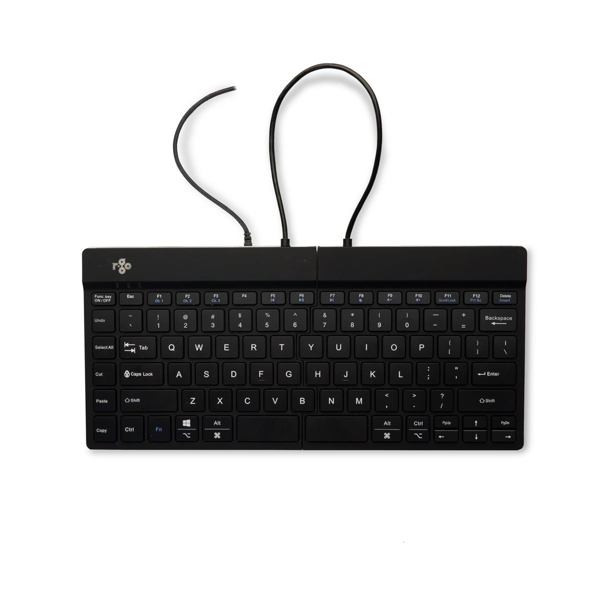 Split Ergonomic - Black - Qwerty Us