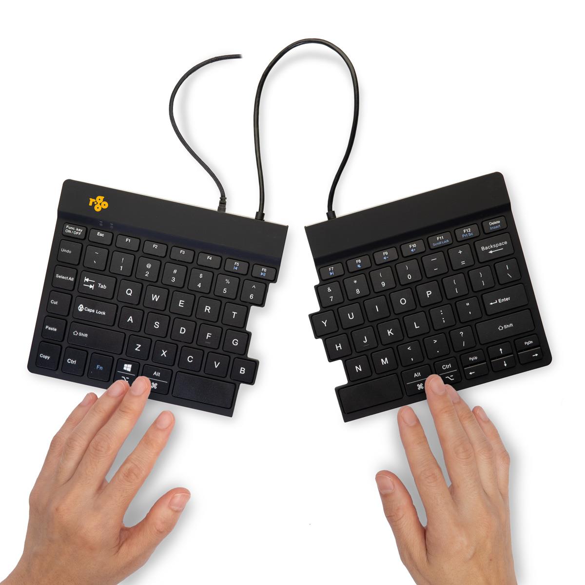 Split Ergonomic - Black - Qwerty Us
