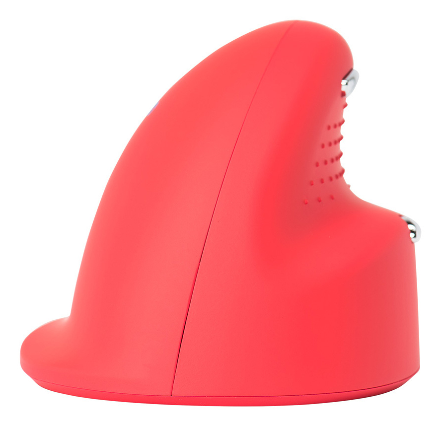 He Sport Ergonomic Mouse Left Handed Bluetooth Red