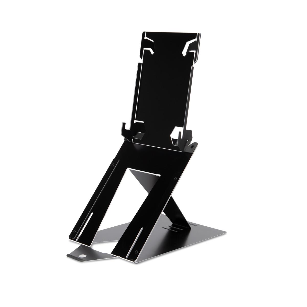 Riser Duo Tablet And Laptop Adjustable Stand Black
