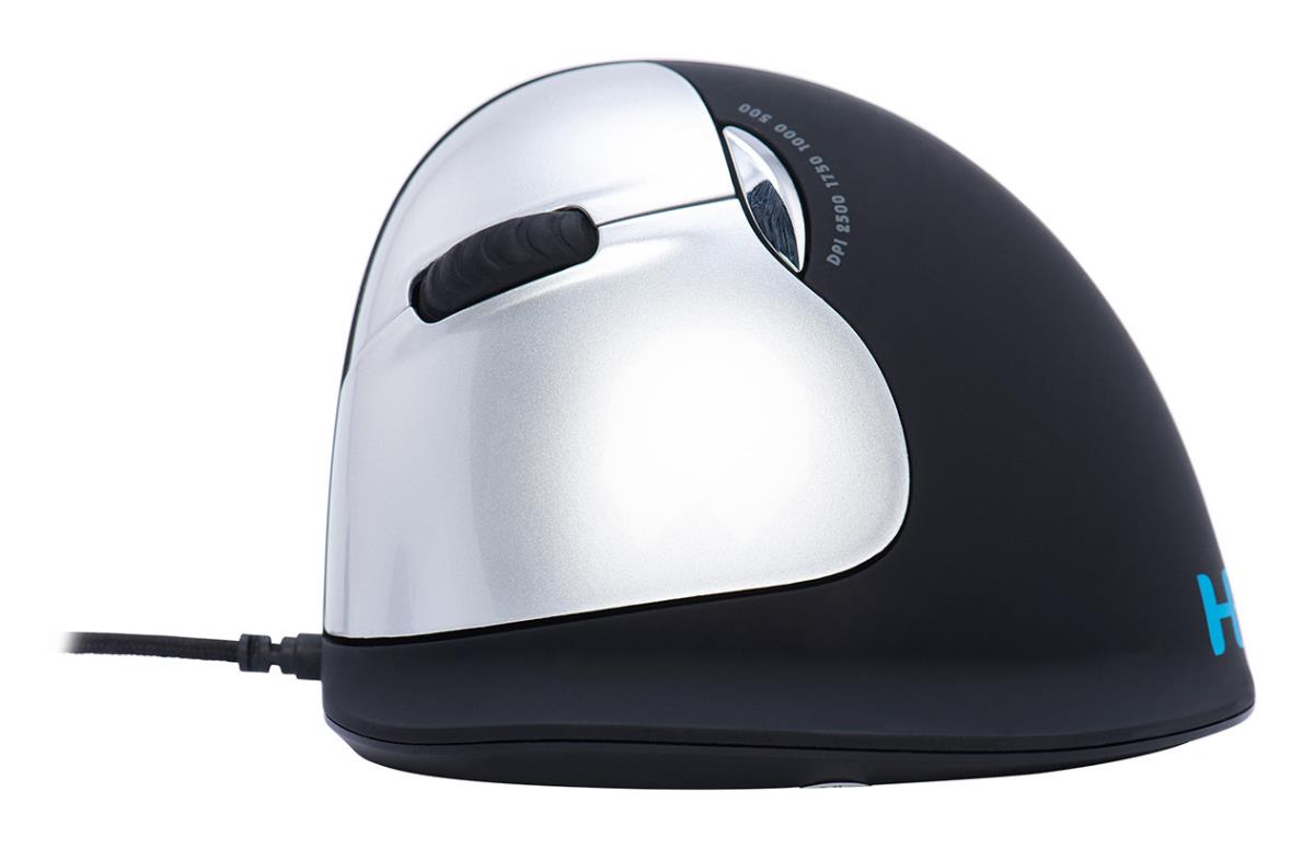 He Ergonomic Mouse - Left Handed - Anti-rsi Software - Large - Wired