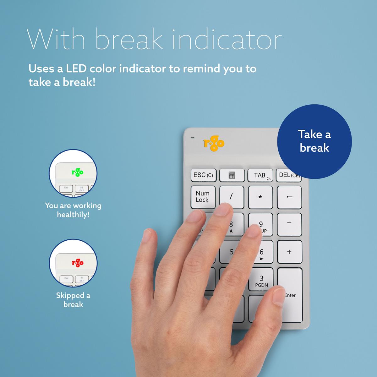 Numpad Break - Wireless - White