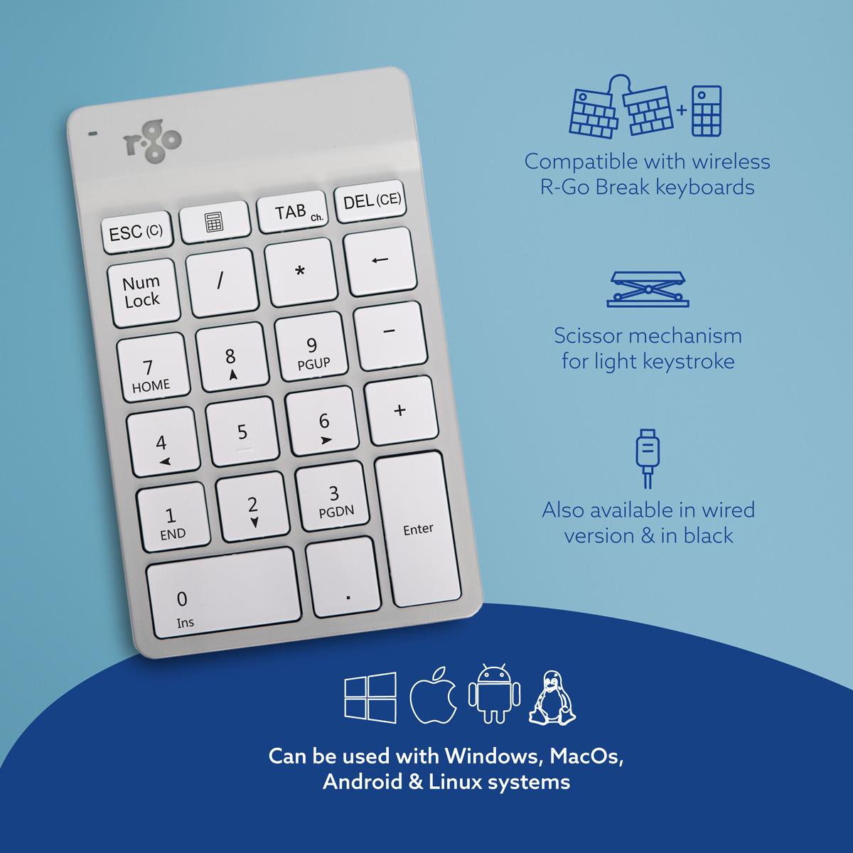 Numpad Break - Wireless - White