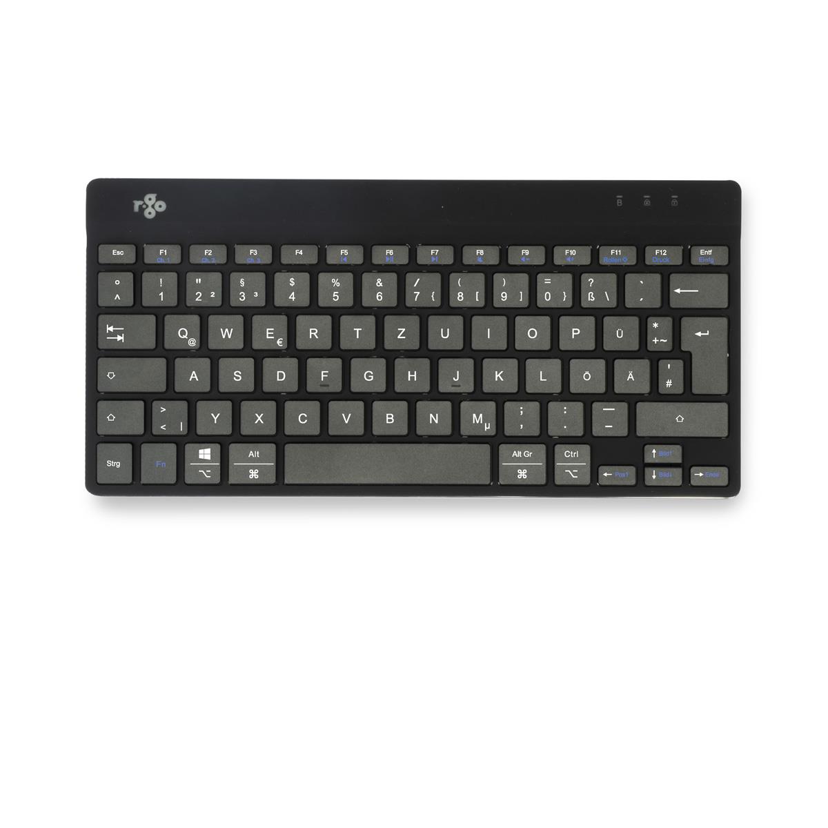 Compact Break Ergonomic - Keyboard - Wireless - Black - Qwertzu German
