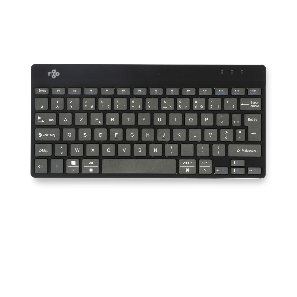 Compact Break Ergonomic - Keyboard - Wireless - Black - Azerty French