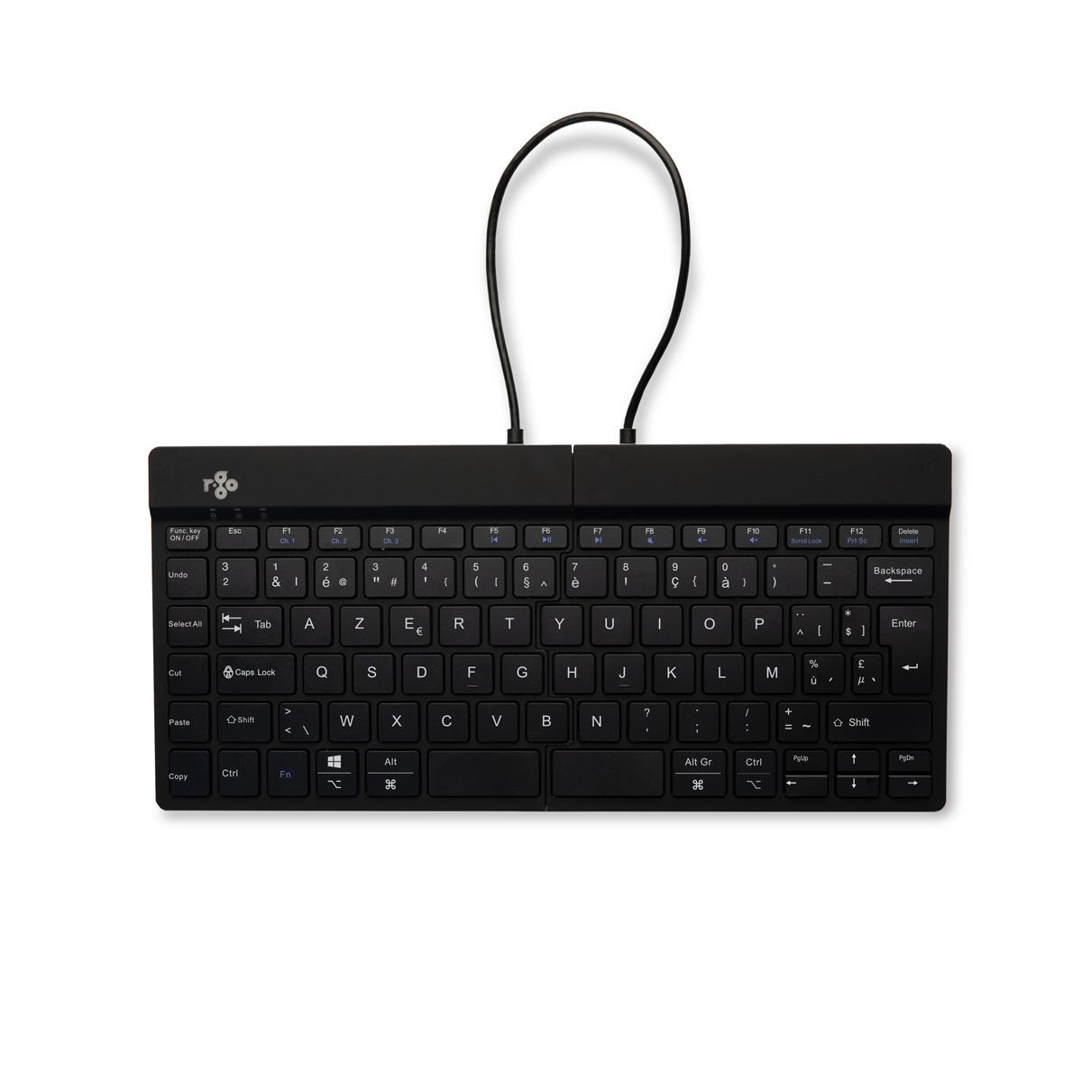 Split Break Ergonomic - Keyboard - Wireless - Black - Azerty Belgian