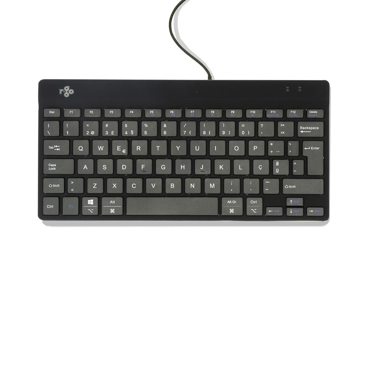 Compact Break Ergonomic - Keyboard - Wired - Black - Qwerty Pt