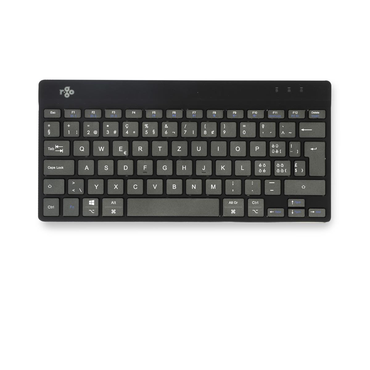 Ergonomic Kb Comp Qwertz(ch) wireless Black
